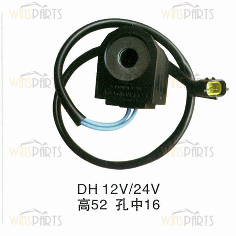 Doosan Daewoo 12V 24V DH Hydraulic Solenoid Valve Coil Excavator Spare parts