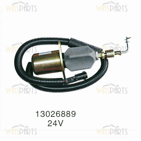 13026889 24V WEICHAI DEUTZ Motor DIÉSEL Válvula solenoide de apagado Solenoide de apagado PIEZAS ELÉCTRICAS