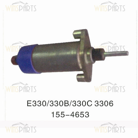 155-4653 1554653 Válvula solenoide de apagado del motor diésel CAT Solenoide de apagado Piezas de excavadora Caterpillar E330 330B E350