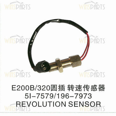 196-7973 1967973 CAT 3046 Engine Speed Pressure Sensor For Caterpillar E315C E320C Excavator Parts