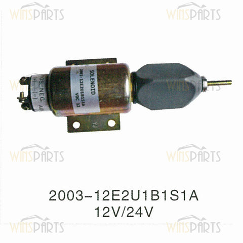 3864274 SA-3933-24 Engine DIESEL Shutoff Solenoid Valve Flameout Solenoid For Hyundai R220LC-7 R210LC-7 R250LC-7 R140W-7 Excavator ELECTRIC PARTS