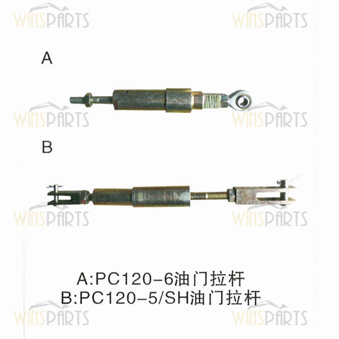203-43-52163 2034352163 Conjunto de resorte de la palanca del motor del acelerador Komatsu PC100-6 PC120-5 PC130-5 PC100-5S Piezas de excavadora