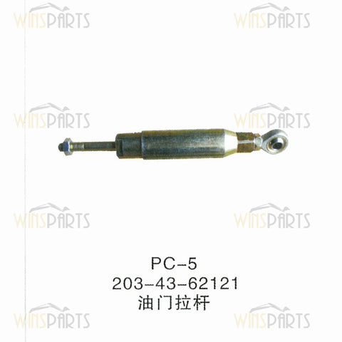 203-43-62121 2034362121 Conjunto de resorte de la palanca del motor del acelerador Komatsu PC100L-6 PC120-6E0 PC130-7 PC180LC-7 Piezas de excavadora