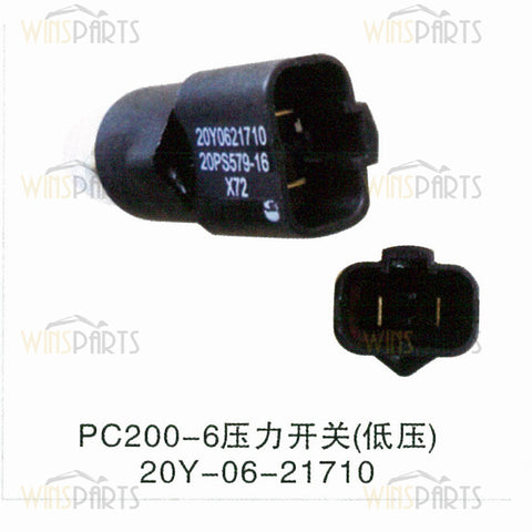 20Y-06-21710 20Y0621710 LOW Pressure Switch Sensor For KOMATSU PC300-6 6D95 PC200-6 PC220 PC240 PC290 Excavator Spare parts