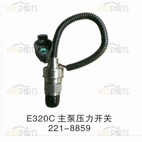 221-8859 2218859 SWITCH PRESSURE Sensor Caterpillar CAT E312C E312D E320C E320D E321C E322C E324D E325C 330C Excavator Spare parts