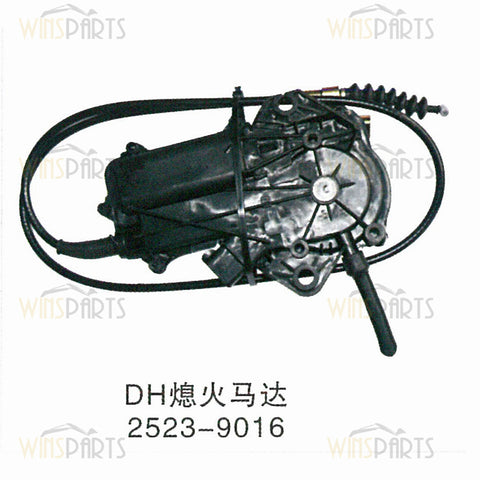 2523-9016 25239016 MOTOR MOTOR Válvula de parada Apagado KOMATSU SOLAR 150LC-V 250LC-V 225LC-V DOOSAN DAEWOO Excavadora PIEZAS ELÉCTRICAS