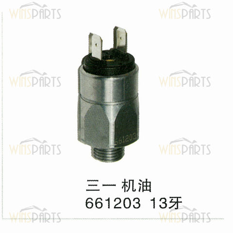30b0272 661203 660804 6mpa Hydraulic Oil Pressure Switch SANY Accessories SY135 SY235 SY215 Excavator ELECTRICAL Parts