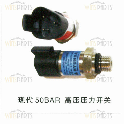 31Q4-40830 31Q440830 50BAR High Pressure Sensor Switch Hyundai R130-7 R215-7 R225-9 R180LC-9 R305-7 Excavator Spare parts