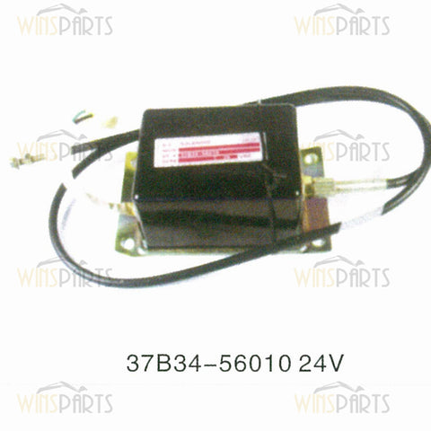 37B34-56010 37B3456010 Flameout Solenoid Valve 24V Fuel Shut Off Valve Dongfeng Cummins Engine Parts