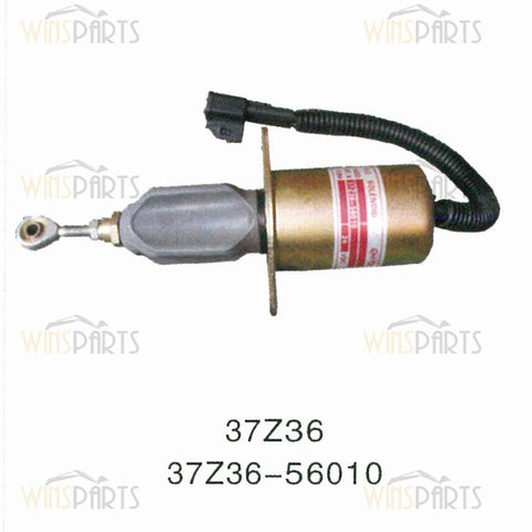 37z36-56010 3977620 Cummins 24V SOLENOID FUEL PUMP Shutoff Solenoid Valve Flameout Diesel Engine Parts