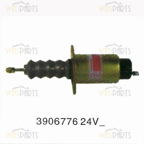 3906776 SA-3151-24 24V Fuel Shutoff Solenoid Switch Shut Off Valve Cummins 6CTA 8.3L Engine Electrical Parts