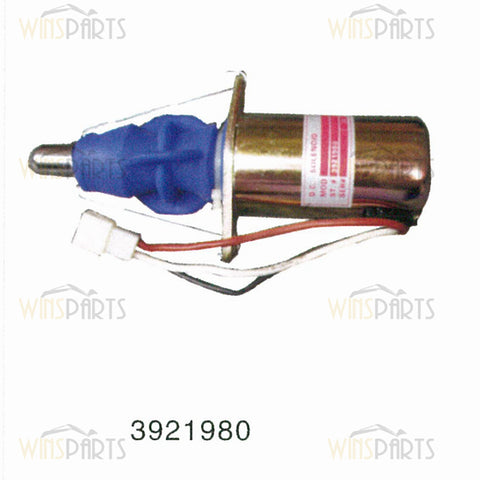 3921980 Motor diésel Cummins DC 24V Solenoide de la bomba de combustible Válvula solenoide de apagado Apagado