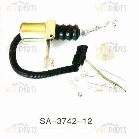 3947947 3932017 SA-3742-12 Diesel Engine Stop Solenoid Fuel Shutdown Shutoff Valve China OEM ELECTRIC PARTS
