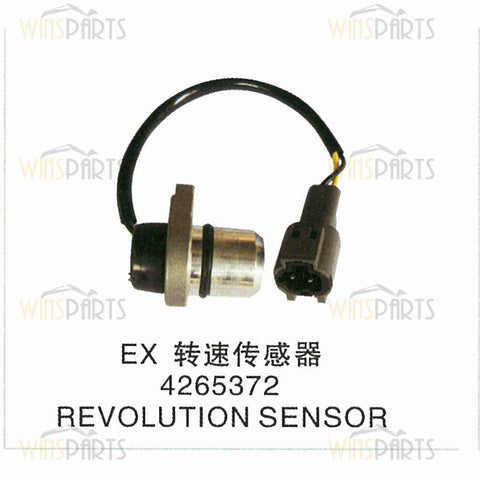 4265372 Engine Revolution Sensors Speed Sensor For Hitachi EX100-3 EX120-3 EX120-5 EX200-2 EX230-5 EX300-3 Excavator Parts