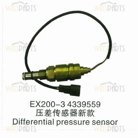 4339559 DIFFERENTIAL PRESSURE DP SENSOR Made in Japan Hitachi Ex120-2 Ex120-3 Ex200-1 Ex200-2 Ex200-3 Excavator Spare parts