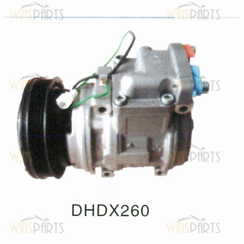 440205-00070 44020500070 AIR CONDITIONER COMPRESSOR ASSY A/C For Doosan Daewoo DX300LC DX340LC DX225 DX210 DX520LC Excavator Parts
