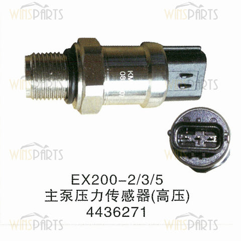 4436271 High Hydraulic pump SWITCH PRESSURE Sensor Hitachi EX200‑2 EX200-3 EX200-5 EX120-5 Excavator Spare parts