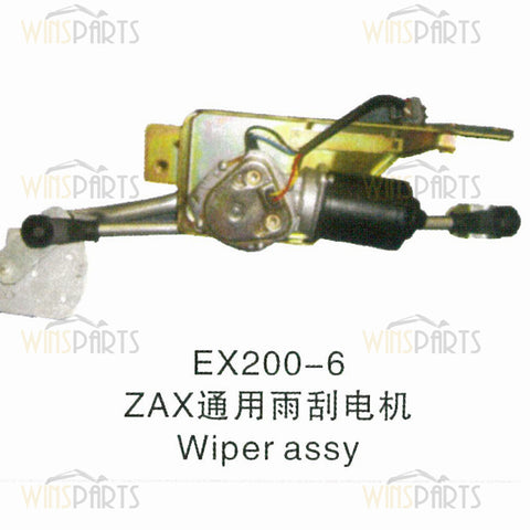 4453690 WIPER MOTOR With ARM ASS'Y Hitachi ZX200-6 ZX110 ZX120 ZX200-3G ZX240-3G John Deere 180 230CLC 450CLC 210 Excavator Parts