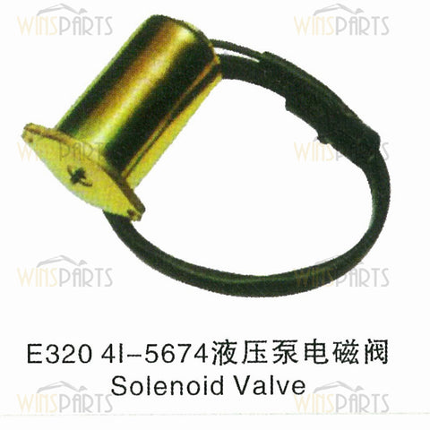 4I-5674 4I5674 Main Hydraulic Pump SOLENOID Caterpillar CAT 307 311 312 315 317 320 E312 E315 E330 E350 Excavator Parts