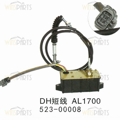 523-00008 52300008 Engine GOVERNOR Throttle Step Electrical Motor For Doosan Daewoo DX300LCA DH220-5 DH220-7 DH258-5 Solar 250LC-V 220LC-V Excavator Parts