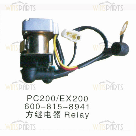 600-815-8941 6008158941 Relay Starter Switch Relays SAA4D107E KOMATSU PC270LC-8 PC160LC-8 PC130-8 PC190LC-8 Spare Parts
