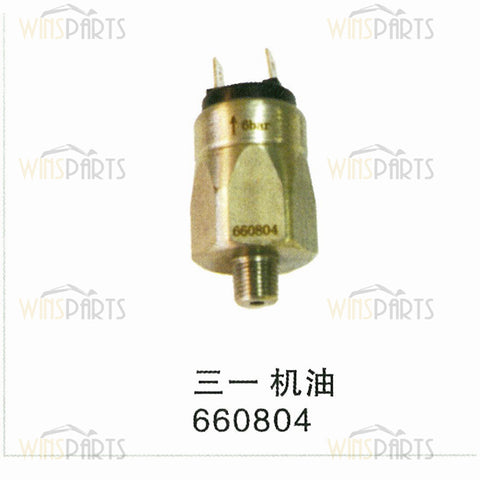 30b0272 661203 660804 6mpa Hydraulic Oil Pressure Switch SANY Accessories SY135 SY235 SY215 Excavator ELECTRICAL Parts