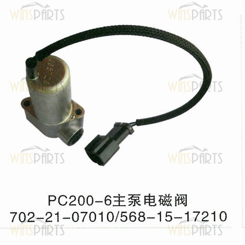 702-21-07010 568-15-17210 7022107010 5681517210 Válvula solenoide ENSAMBLE KOMATSU PC360-7 PC300-7 PC300-6 PC200-7 PC120-6 PC100-6 Piezas de excavadora