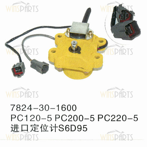 7824-30-1600 7824301600 7824-30-1601 S6D95 Engine MOTOR ASS'Y GOVERNOR Electrical Governor KOMATSU PC100-5 PC120-5 PC130-5 PC200-5 PC220-5Excavator Parts