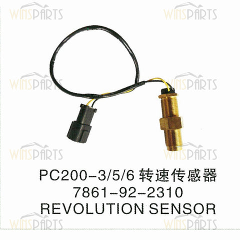 7861-92-2310 7861922310 S6D102E S6D125 S6D95L 6D140 SENSOR ENGINE REVOLUTION KOMATSU KOMATSU PC150LC-6 PC180LC-6 PC200-6 PC210LC-6 Excavator Parts