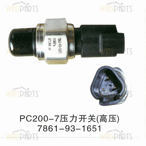 7861-93-1651 7861931651 Sensor de presión del interruptor de bomba principal alta KOMATSU D275A D375A D85 WA380 WA430 PC200-7 360-7 Repuestos para excavadoras