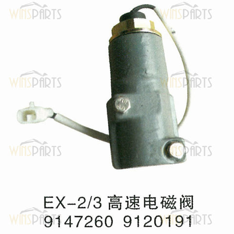 9147260 9098250 9120292 High Speed Solenoid Valve for Hitachi John Deere EX100-2 EX100-3 EX120-2 EX120-3 EX200-2 EX200-5 Excavator Parts