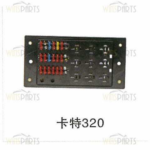 CAT Relay Fuse Relay Box Assembly Relays Switch with Harness Plug Caterpillar Excavator Spare Parts