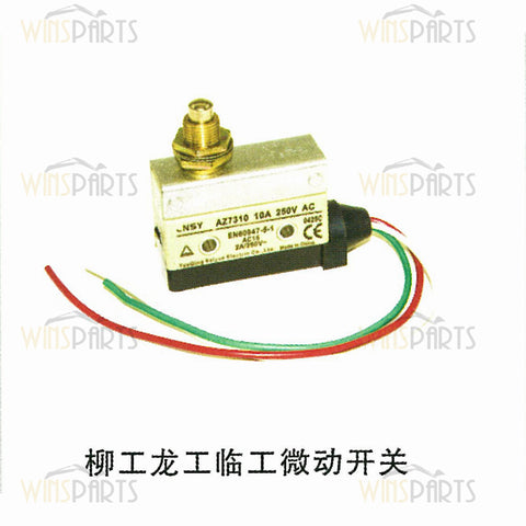China MICRO SWITCH RELAY with harness Electric For LIUGONG SDLG lonking XGMA Excavator Parts