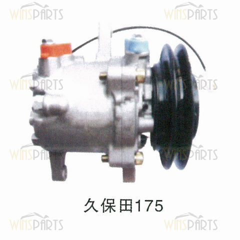 Kubota KX175-5 KX175 AIR COMPRESSOR ASSY Air Conditioner A/C For Kubota Excavator parts
