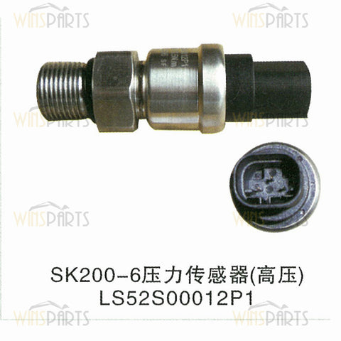 LS52S00012P1 50MPA High Pressure Sensor Kobelco SK200-6E SK230-6 SK250-6E Excavator Spare parts