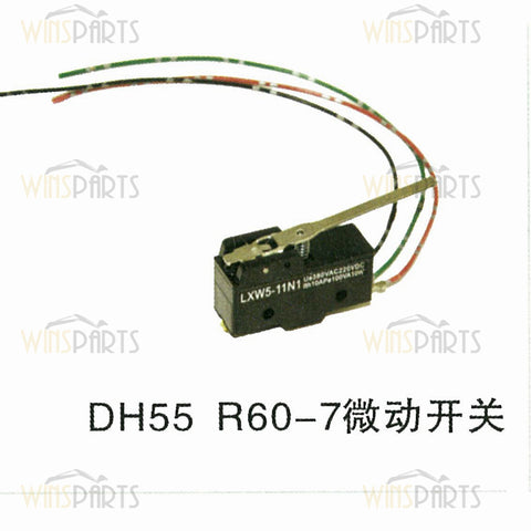 LXW5-11N1 MICRO SWITCH RELAY Electric For Daewoo Hyundai DH55 R60-7 Excavator Parts