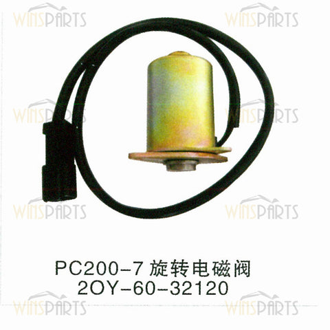 NY07995-10200 20Y-60-32121 20Y6032121 2096077250 Rotary Solenoid Valve KOMATSU PC160LC-7 PC240 PC270 PC290 PC300 Excavator Spare parts