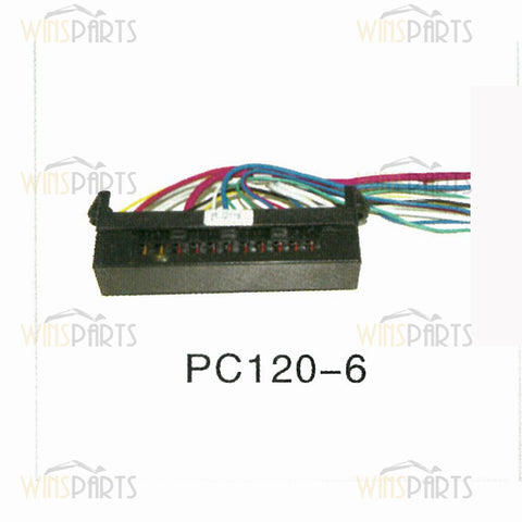 PC120-6 Relay Fuse Box Assembly Relays Switch with Harness Plug KOMATSU PC210LC-6 PC160LC  PC130 Excavator Electrica Spare Parts