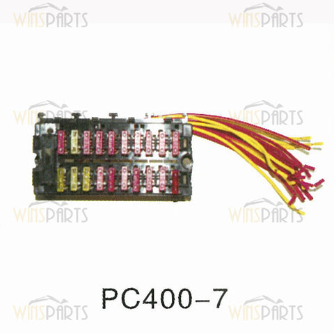 PC400-7 Relay Fuse Box Assembly Relays Switch with Harness KOMATSU PC200-7 PC220-7 PC210-7 Excavator Electrica Spare Parts