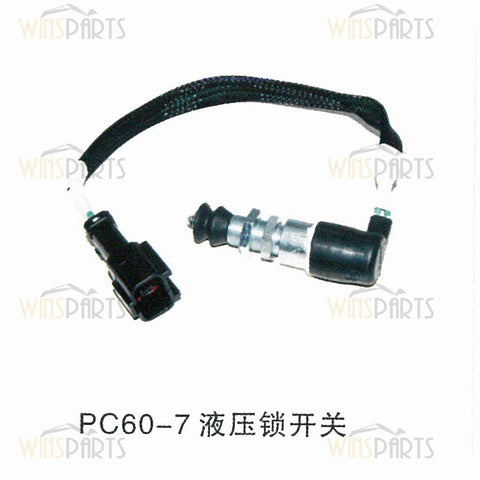 PC60-7 Micro Safety Hydraulic lock switch RELAY With Harness Electric KOMATSU PC200-6 PC2100-7 PC300-6 Excavator Parts