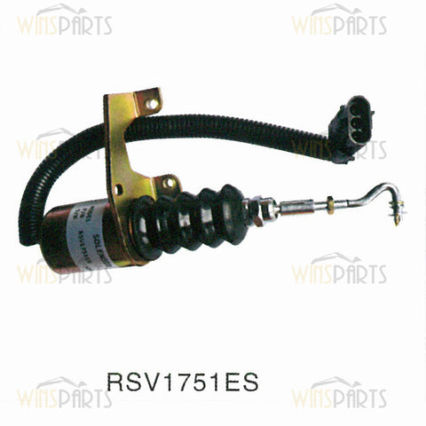 RSV1751ES SA-3799-12 Fuel Shutdown Shutoff Solenoid 10030080470 612630080470 Deutz Engine ELECTRIC PARTS