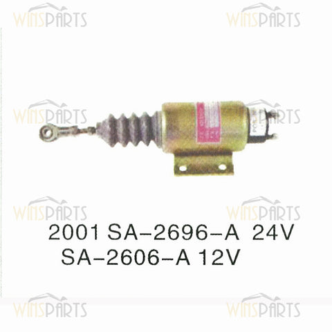 SA-2606-A SA-2696-A 12V DC Fuel Shutoff Solenoid Switch Shut Off Valve Mitsubishi Electrical Parts