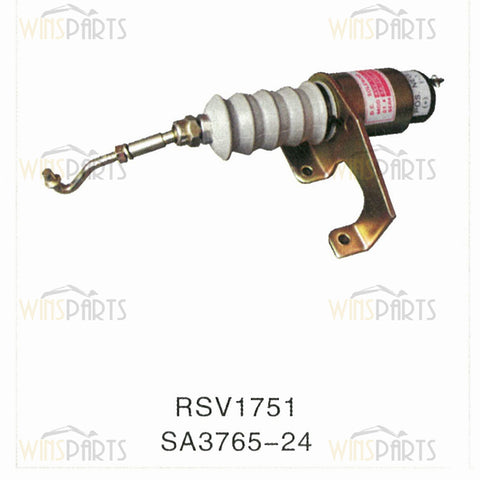 SA-3765-24 RSV1751 SA3765 24v Engine Fuel Shutoff Solenoid Valve Flameout CUMMINS Parts