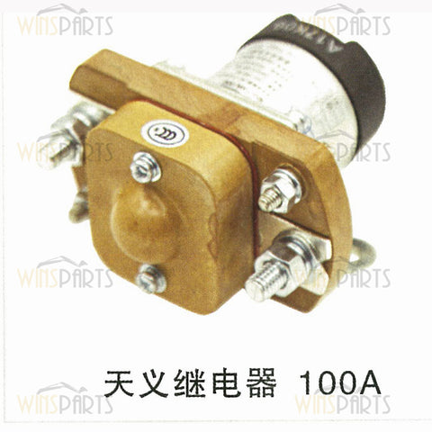 Original Tianyi Switch RELAY Contactor Solenoid MZJ-50A MZJ-100A MZJ-200A MZJ-400A DC12C DC24V 48V Excavator Spare Parts