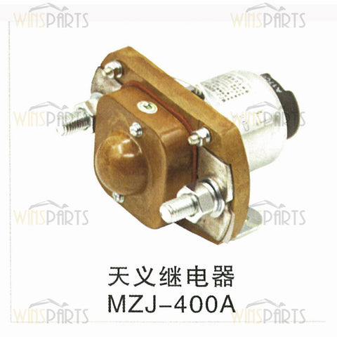 Original Tianyi Switch RELAY Contactor Solenoid MZJ-50A MZJ-100A MZJ-200A MZJ-400A DC12C DC24V 48V Excavator Spare Parts