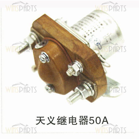 Original Tianyi Switch RELAY Contactor Solenoid MZJ-50A MZJ-100A MZJ-200A MZJ-400A DC12C DC24V 48V Excavator Spare Parts