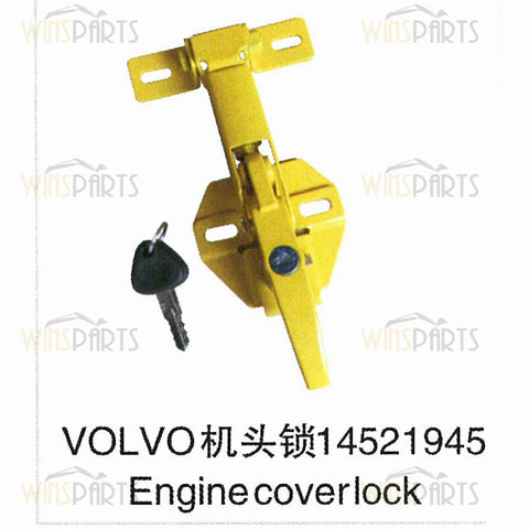 VOE14521945 Catch Engine Cover Lock CATCH ASSY Fits Volvo EC120D EC135B EC140B EC200D EC290B EC330C Excavator parts
