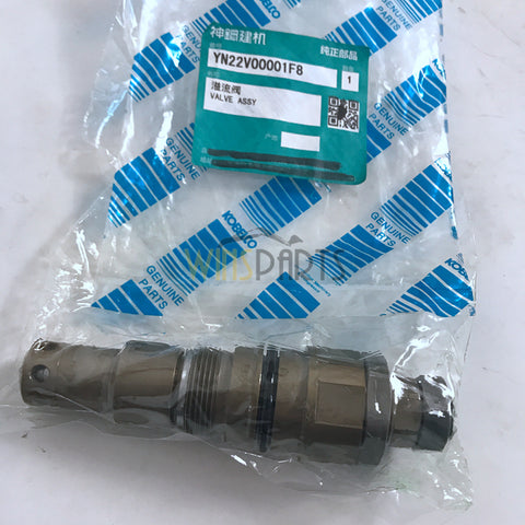 YN22V00001F5 YN22V00001F6 YN22V00001F7 YN22V00001F8 Main PRESSURE RELIEF Valve Kobelco SK200-8 SK210D-8 SK215SRLC