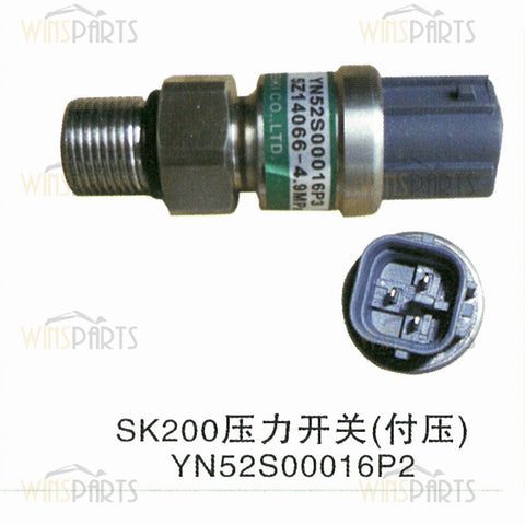 YN52S00016P2 YN52S00016P1 YN52S00016P3 High Pressure Sensor Switch Kobelco SK200-6 SK210LC-6 SK250LC-6 SK330LC Excavator Spare parts