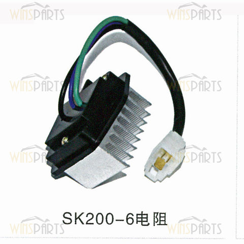 YT20M00004S042 A/C RESISTOR Air Conditioner Resistance Kobelco SK480LC SK330LC-6E SK250LC-6E SK160LC SK200-6 Excavator Spare Parts